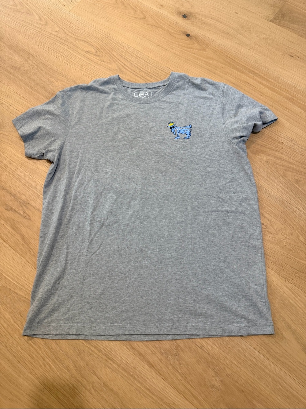 GOAT Lacrosse Men's Gray Short-Sleeve Crewneck T-shirt